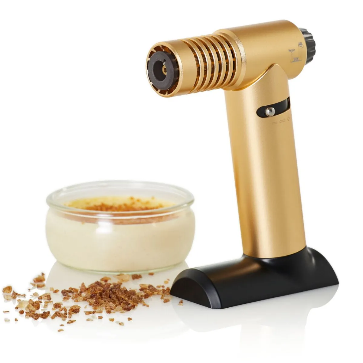 Flambierbrenner 14 cm Brulée gold<Adhoc New