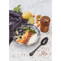 Adhoc Messer & Co. Entdecken|Kräuter & Gewürze|Leinsamenmühle Akazie 10,4cm