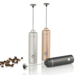 Adhoc Neuheiten|Milchaufschäumer|Milch-/Saucenschäumer Moro 21 cm dark grey