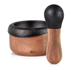 Mörser Crush 2-tlg. Akazie<Adhoc Discount