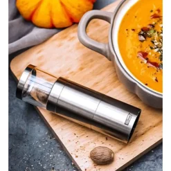 Adhoc Spargel Zubehör|Muskatmühle Muskatino 13 cm edelstahl