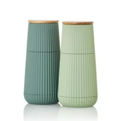 Pfeffer- und Salzmühle 2-tlg. Scape dark green/light green<Adhoc Hot