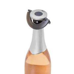Sekt-/Champagnerverschluss 8 cm Gusto black & silver<Adhoc