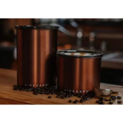 Airscape Vorratsdosen|Cafécore|Kaffeedose 500 g 18 cm kupfer