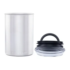 Kaffeedose 500 g 18 cm silber<Airscape Online