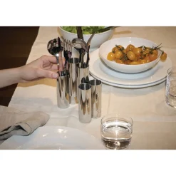 Alessi Neuheiten|Besteckbehälter 13x15 cm Canale edelstahl