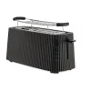 Alessi Kochwelt Entdecken|Toaster|Doppelfach-Toaster 46x18x25 cm 1700 W Plissé schwarz