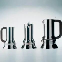 Alessi Italienische Genüsse|Espressokocher 3 Tassen 9090 edelstahl