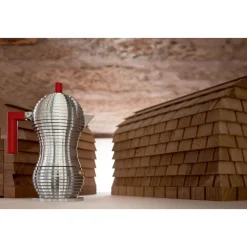 Alessi Kaffeemaschinen|Espressomaschine FM Pulcina 6 Tassen