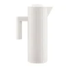Isolierkanne weiß Plisse thermoplastisches Harz<Alessi Discount