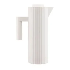 Isolierkanne weiß Plisse thermoplastisches Harz<Alessi Discount