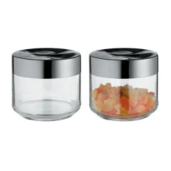 Alessi Meal Prep|Küchendose m. Deckel Glas Julieta 50 cl