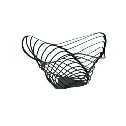 Alessi Schalen|Obstkorb Ø 33cm schwarz Trinity