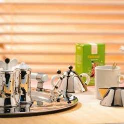 Alessi Weihnachten|Messer & Co. Entdecken|Pfeffermühle 9098 13 cm Michael Graves light blue