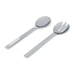 Alessi Salat Zubehör|Messer & Co. Entdecken|Salatbesteck 25 cm Santiago Edelstahl