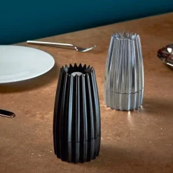 Alessi Weihnachten|Messer & Co. Entdecken|Salz-/Pfeffer-/Gewürzmühle 14 cm Grind schwarz