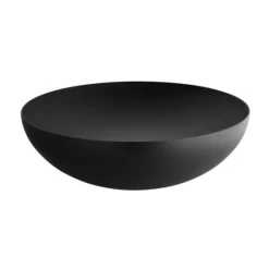 Alessi Schalen|Schale 32cm schwarz m. Relief Double