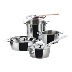 Alessi Kochwelt Entdecken|Töpfe|Topfset 7 tlg. Pots & Pans
