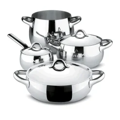 Alessi 20 Jahre Tischwelt|Bestseller|Topf-Set 7-tlg. Mami edelstahl