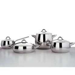 Alessi 20 Jahre Tischwelt|Bestseller|Topf-Set 7-tlg. Mami edelstahl