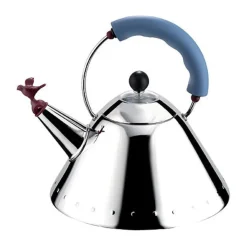 Alessi Bestseller|Wasserkessel 9093 2,0 l Michael Graves blau
