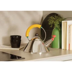 Wasserkessel 9093/1 1,0 l Michael Graves gelb<Alessi