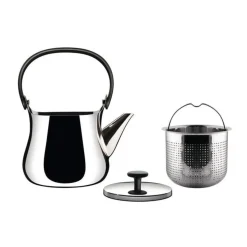 Alessi Kochwelt Entdecken|Wasserkessel Cha 0,9 l edelstahl