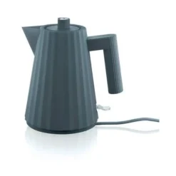 Alessi Kochwelt Entdecken|Wasserkocher|Wasserkocher 1,0 l 2400 W Plissé grau