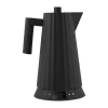 Wasserkocher 1,7 l 2200 W Plissé schwarz<Alessi Sale