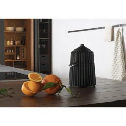 Zitruspresse 28 cm Plissé schwarz<Alessi Online