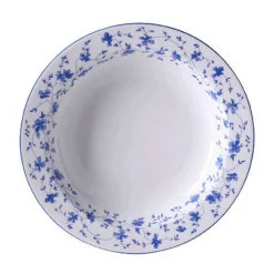 Suppenteller 23 cm Fahne Form 1382 Blaublüten<Arzberg Discount