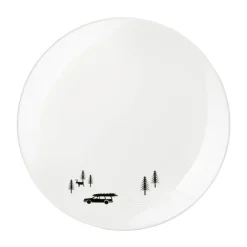 ASA Weihnachten|Dessertteller|Dessertteller 21 cm Joy Snow Tracks Skidding Xmas