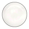 ASA Dessertteller|Dessertteller D. 21 cm A Table Ligne noir