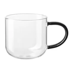 ASA Becher|Henkelbecher 0,4 l Coppa Glass Schwarz