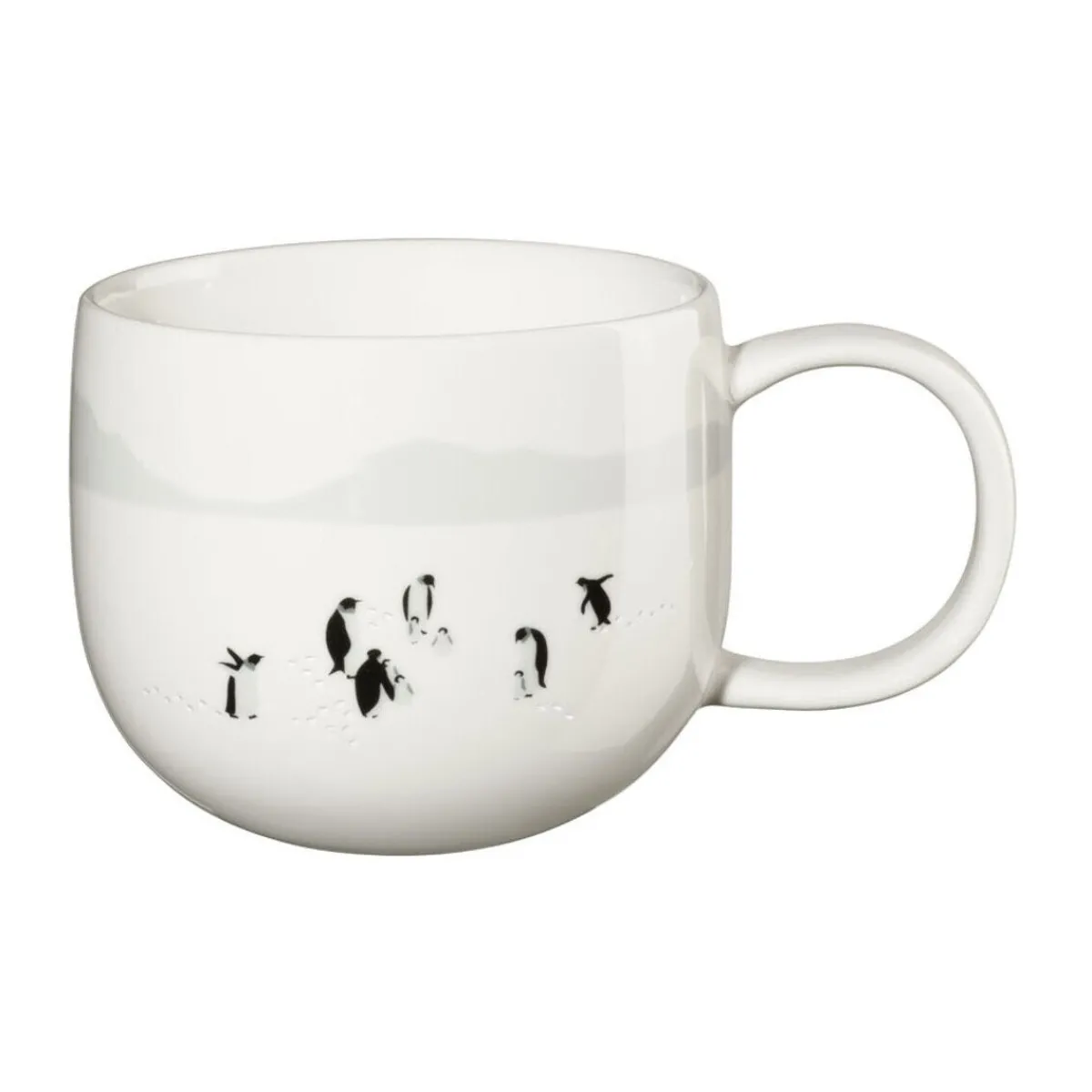 ASA Weihnachten|Becher|Henkelbecher 0,4 l Joy Snow Tracks South Pole