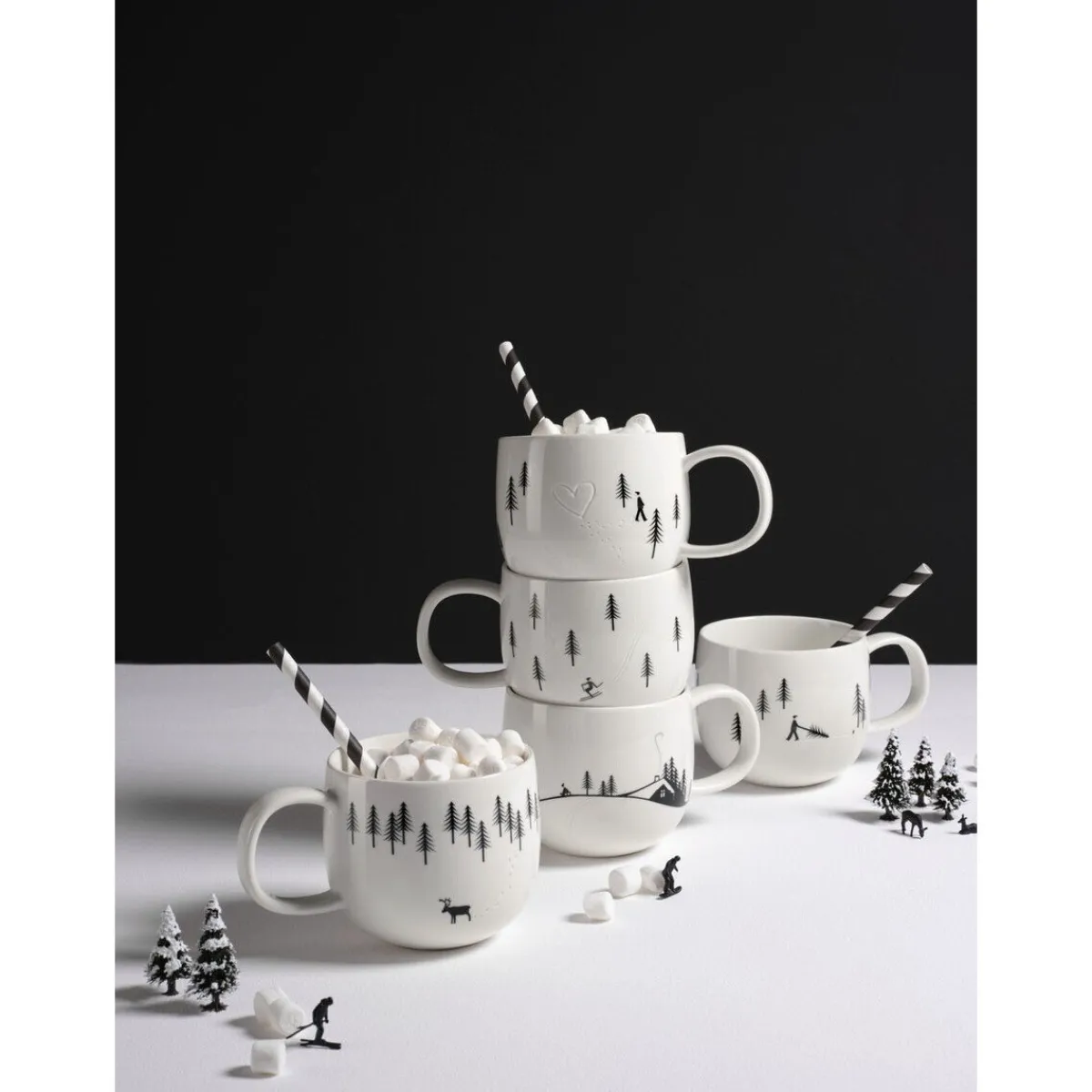 Henkelbecher 0,4 l Joy Snow Tracks<ASA Clearance