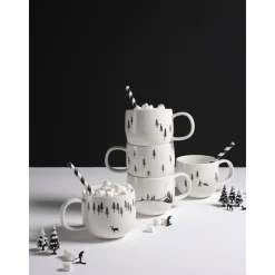 ASA Becher|Weihnachten|Henkelbecher 0,4 l Skiing