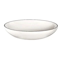 ASA Suppenteller|Pasta-/Suppen-Teller D. 22 cm A Table Ligne noir