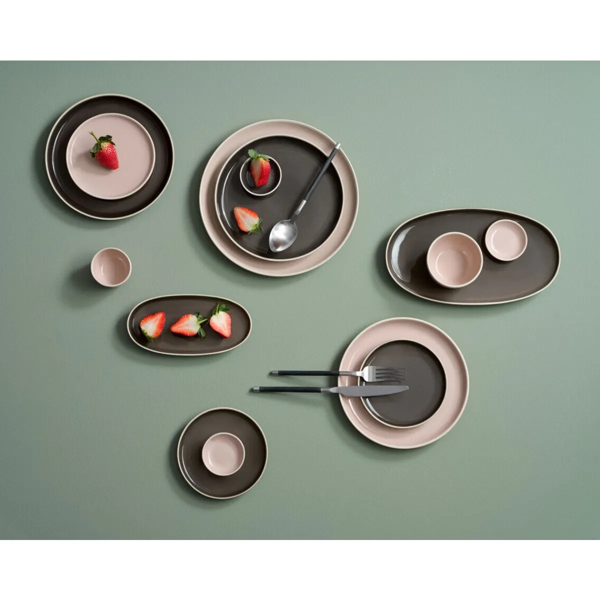 ASA Servierplatten|Platte 29x16 cm Semana Caviar