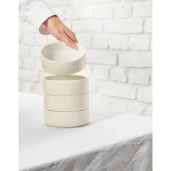 Schale 12 cm Re:glaze Sparkling White<ASA Online