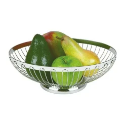 Assheuer & Pott Brotkästen & Brotkörbe|Brot- und Obstkorb 24 cm silber