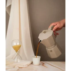 Espressokocher 3 Tassen Moka Express Exclusive Induction Cremé<Bialetti Online