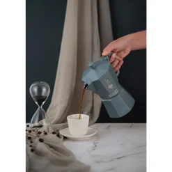 Bialetti Neuheiten|Espressokocher 6 Tassen Moka Express Exclusive Induction Grey