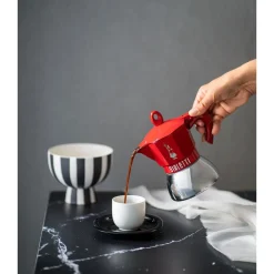 Espressokocher 4 Tassen Moka Exclusive Induction Red<Bialetti Best