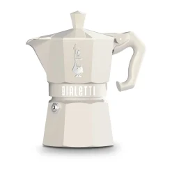 Bialetti Espressokocher|Italienische Genüsse|Espressokocher 3 Tassen Moka Exclusive Cream