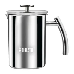 Bialetti Milchaufschäumer|Milchaufschäumer 6 Tassen Cappuccinatore silber