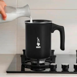 Bialetti Milchaufschäumer|Vatertag|Milchaufschäumer 3 Tassen Tutto Crema schwarz