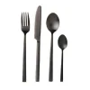 Besteck Set 16tlg. schwarz<Bitz Discount