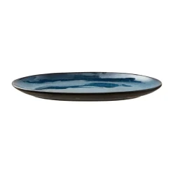Bitz Servierplatten|Platte oval 36x25cm dunkelblau