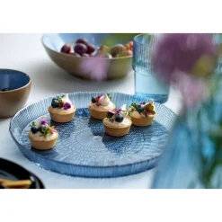 Bitz Servierplatten|Servierteller 30 cm Kusintha blau